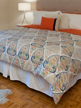 Pottery Barn Queen/Full 100% Cotton Duvet Cover